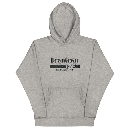 Downtown Cafe - RED BANK - Unisex Hoodie Carbon Grey