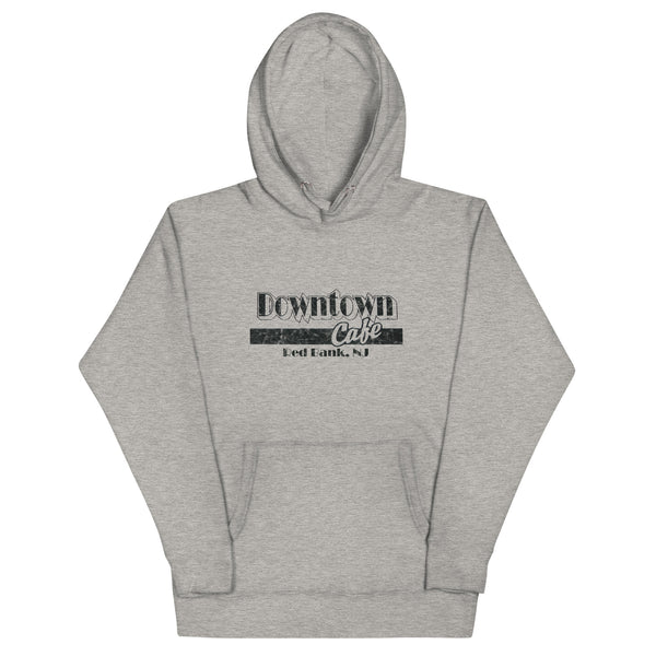 Downtown Cafe - RED BANK - Unisex Hoodie Carbon Grey