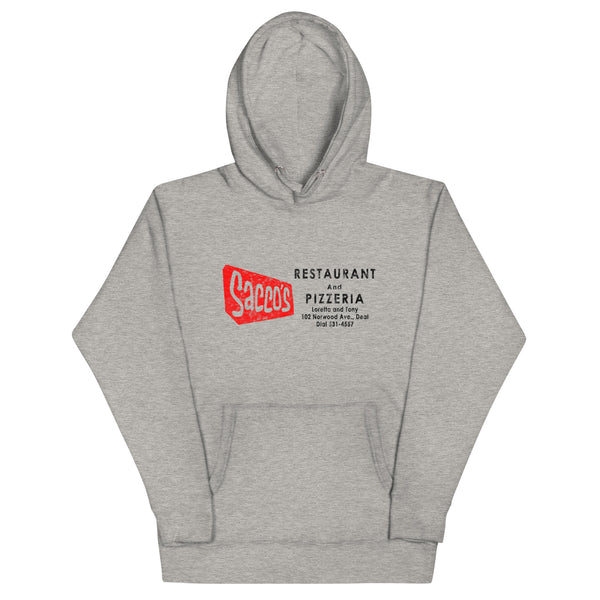 Sacco's Restaurant & Pizzaria - DEAL - Unisex Hoodie Carbon Grey