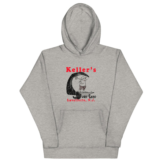 Keller's Surf Shop - LAVALLETTE - Unisex Hoodie Carbon Grey