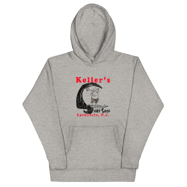 Keller's Surf Shop - LAVALLETTE - Unisex Hoodie Carbon Grey