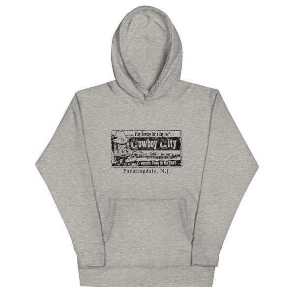 Cowboy City - FARMINGDALE - Unisex Hoodie Carbon Grey