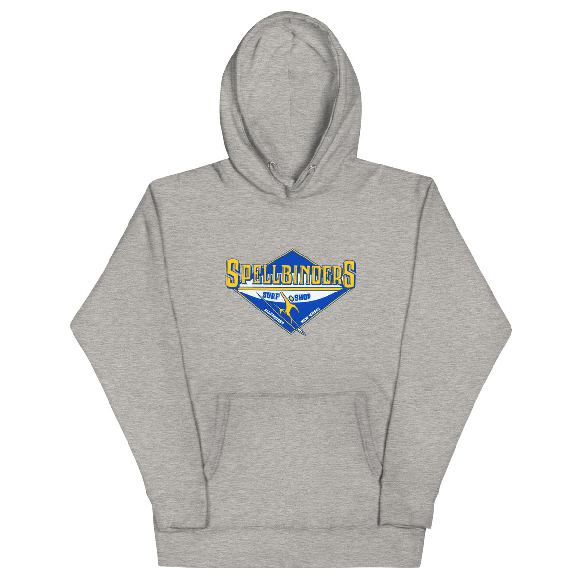 Spellbinder's Surf & Snow - ALLENHURST - Unisex Hoodie Carbon Grey