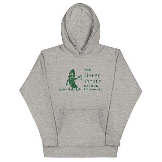 The Happy Pickle Saloon - RED BANK - Unisex Hoodie Carbon Grey