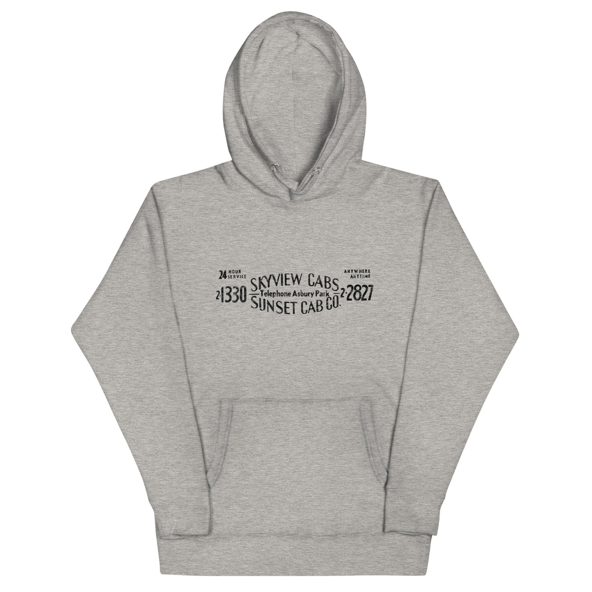 Skyview Cabs / Sunset Cab Co. - ASBURY PARK - Unisex Hoodie Carbon Grey