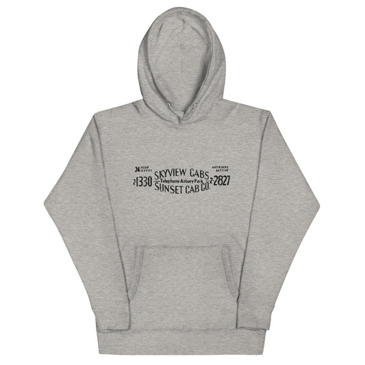 Skyview Cabs / Sunset Cab Co. - ASBURY PARK - Unisex Hoodie Carbon Grey