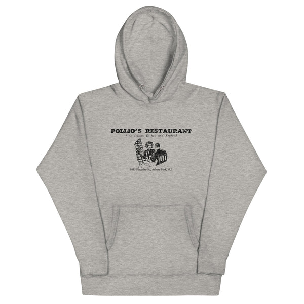 Pollio's Restaurant - ASBURY PARK - Unisex Hoodie Carbon Grey