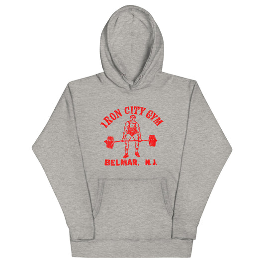 Iron City Gym - BELMAR - Unisex Hoodie Carbon Grey