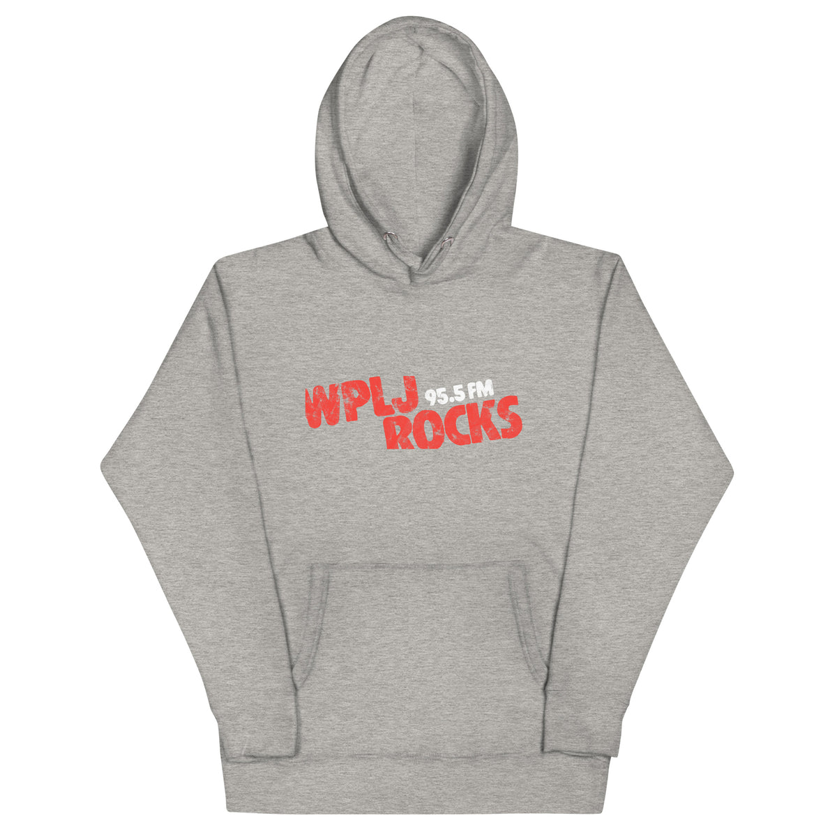 WPLJ 95.5 Rocks - NEW JERSEY / NEW YORK / CONNECTICUT - Unisex Hoodie Carbon Grey