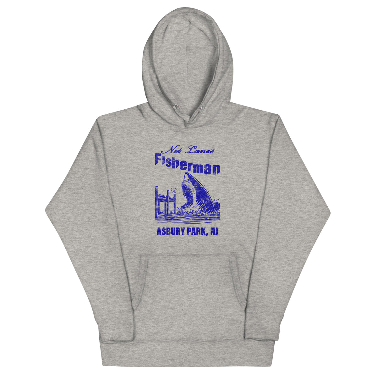 Net Lane's Fisherman - ASBURY PARK - Unisex Hoodie Carbon Grey