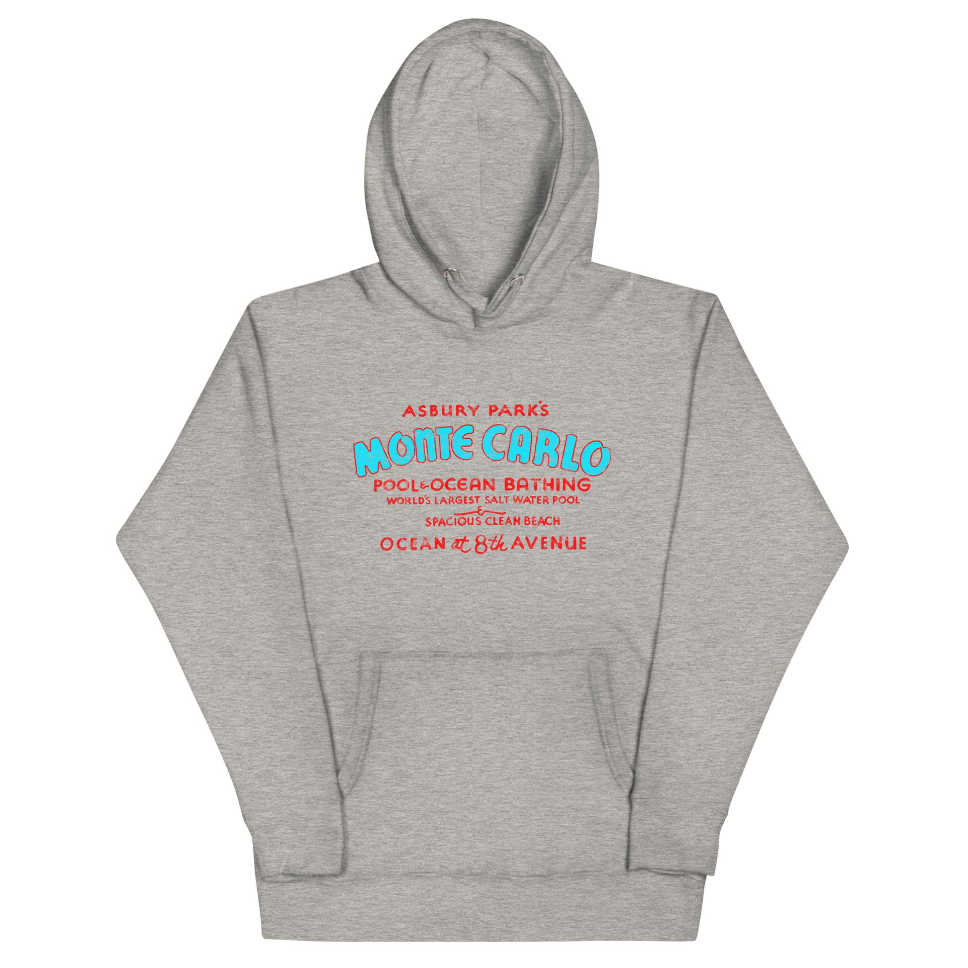 Monte Carlo Pool - ASBURY PARK - Unisex Hoodie Carbon Grey