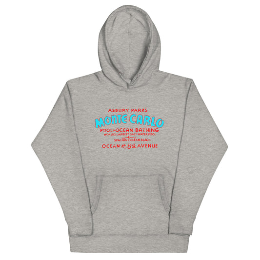 Monte Carlo Pool - ASBURY PARK - Unisex Hoodie Carbon Grey