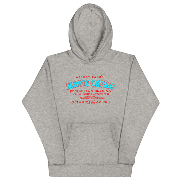 Monte Carlo Pool - ASBURY PARK - Unisex Hoodie Carbon Grey