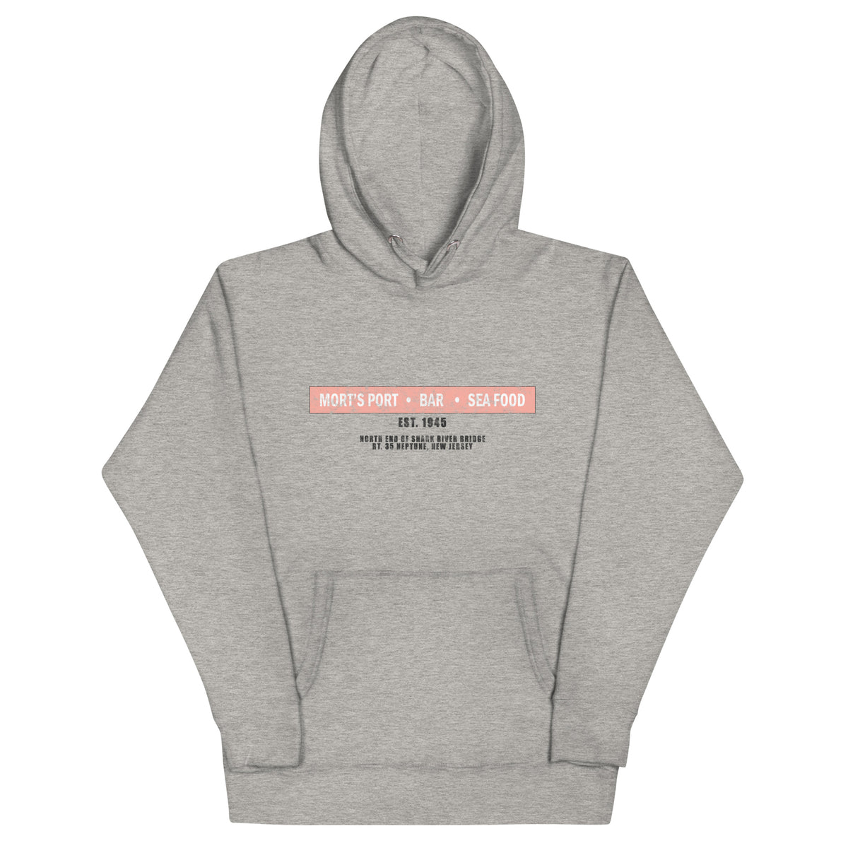 Mort's Port - NEPTUNE - Unisex Hoodie Carbon Grey