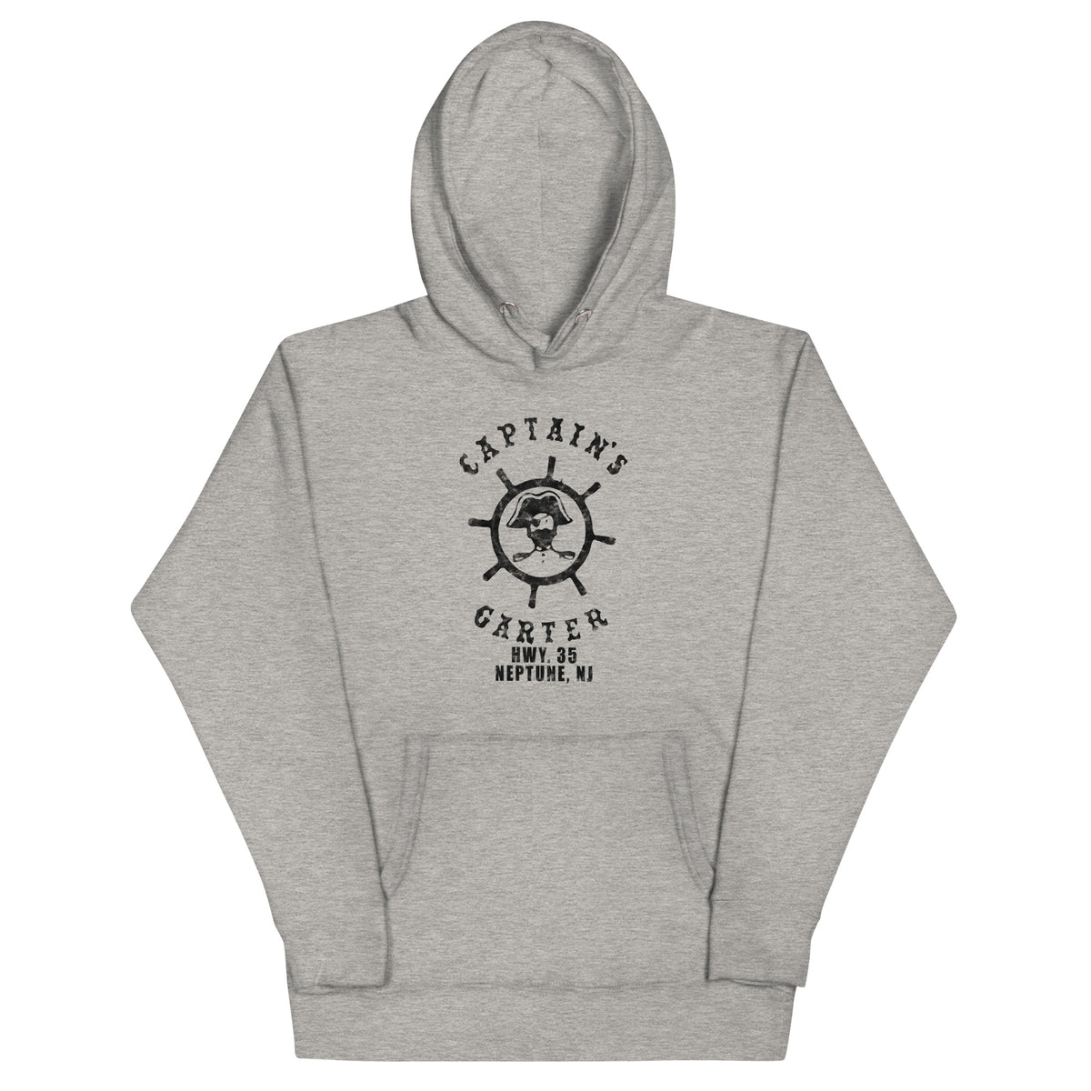 Captain's Garter - NEPTUNE - Unisex Hoodie Carbon Grey