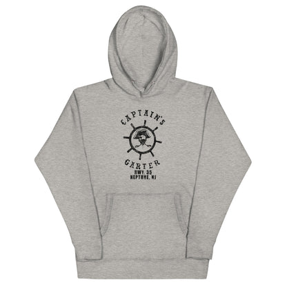 Captain's Garter - NEPTUNE - Unisex Hoodie Carbon Grey