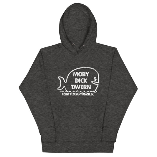 Moby Dick Tavern - POINT PLEASANT BEACH - Unisex Hoodie Charcoal Heather