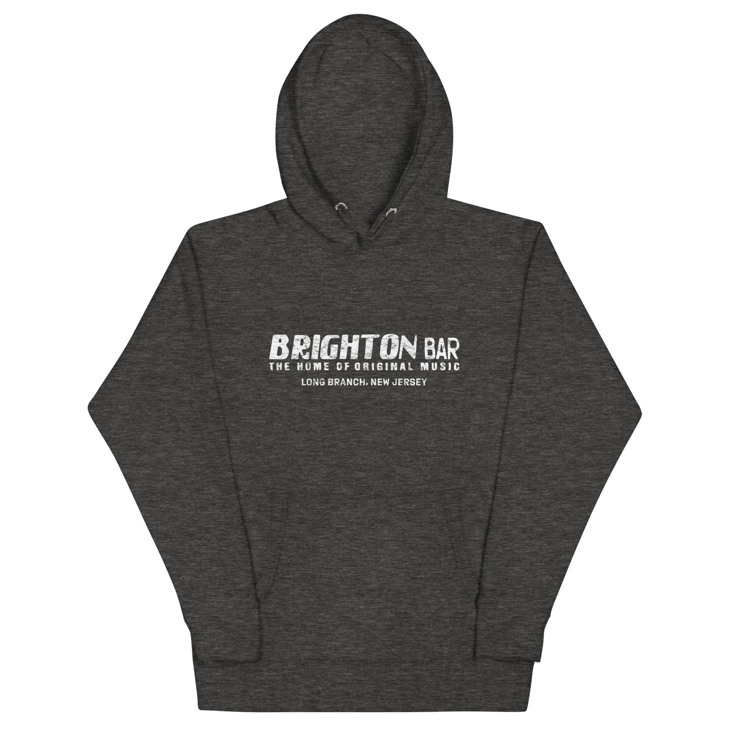 Brighton Bar - LONG BRANCH - Unisex Hoodie Charcoal Heather