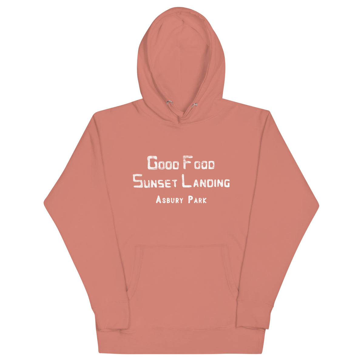 Sunset Landing - ASBURY PARK - Unisex Hoodie Dusty Rose