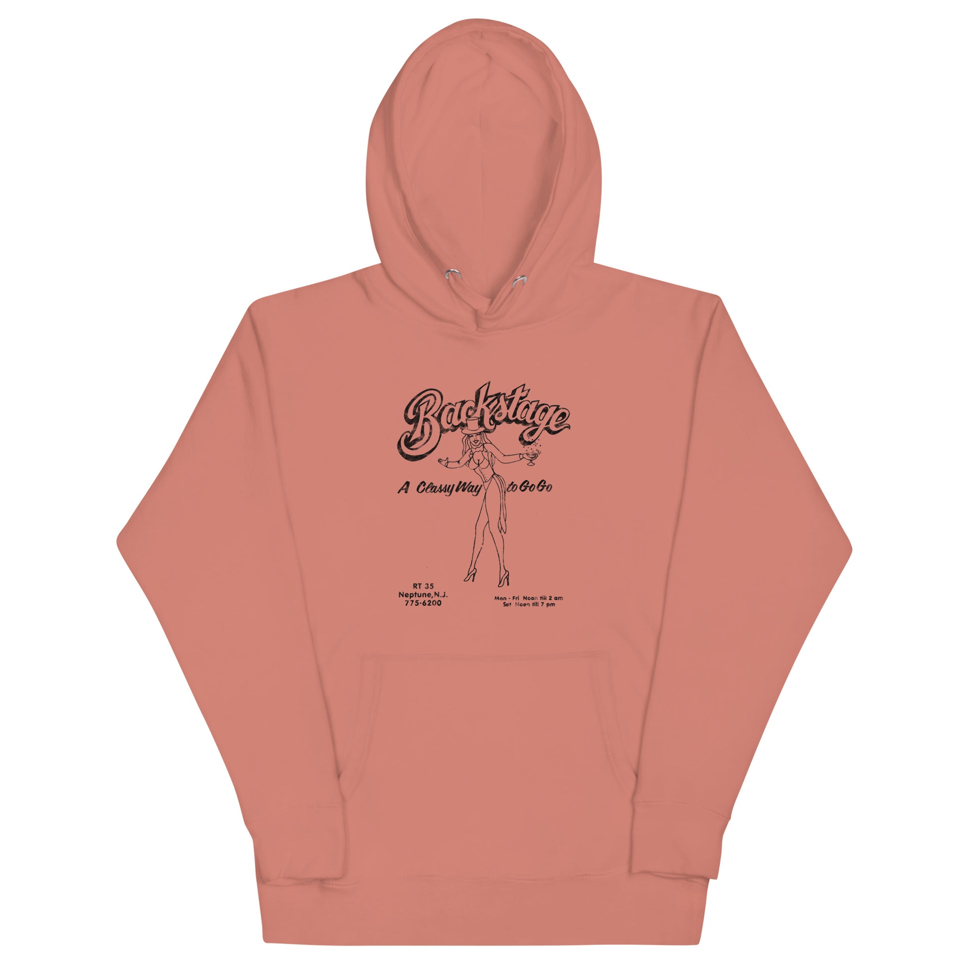 Backstage Go-Go Club - NEPTUNE - Unisex Hoodie Dusty Rose
