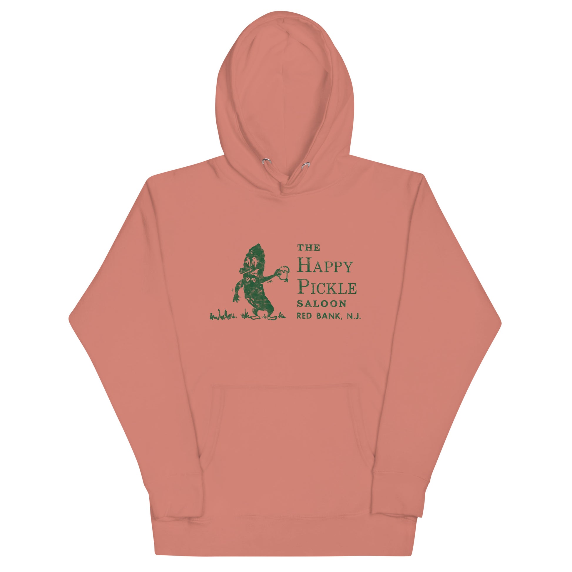 The Happy Pickle Saloon - RED BANK - Unisex Hoodie Dusty Rose