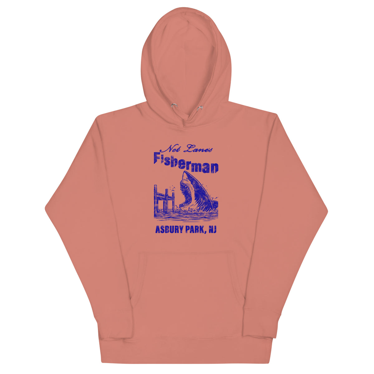 Net Lane's Fisherman - ASBURY PARK - Unisex Hoodie Dusty Rose