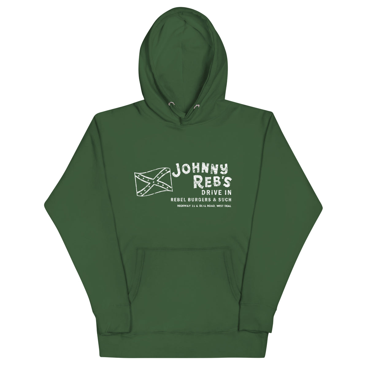 Johnny Reb's - OCEAN - Unisex Hoodie Forest Green