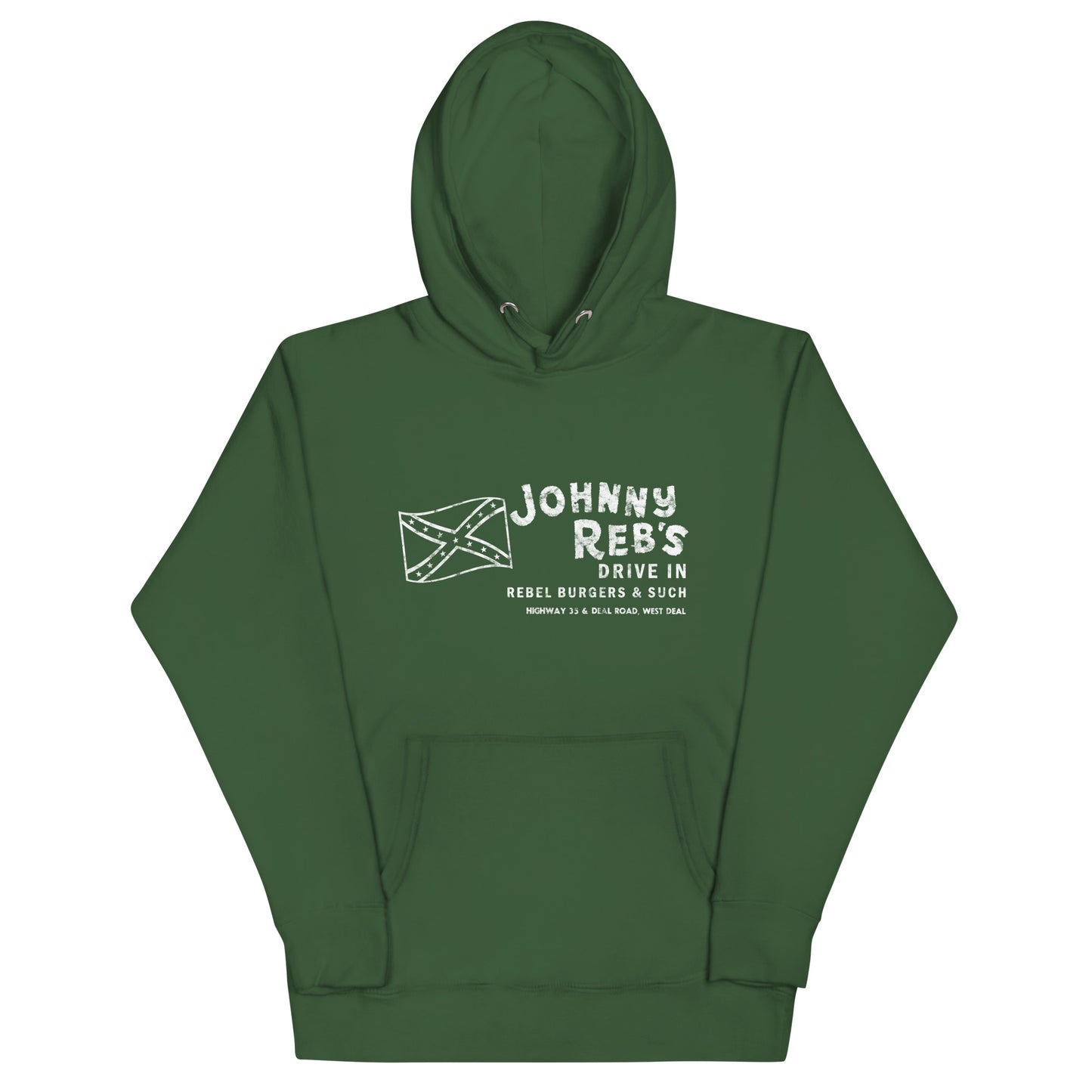 Johnny Reb's - OCEAN - Unisex Hoodie Forest Green