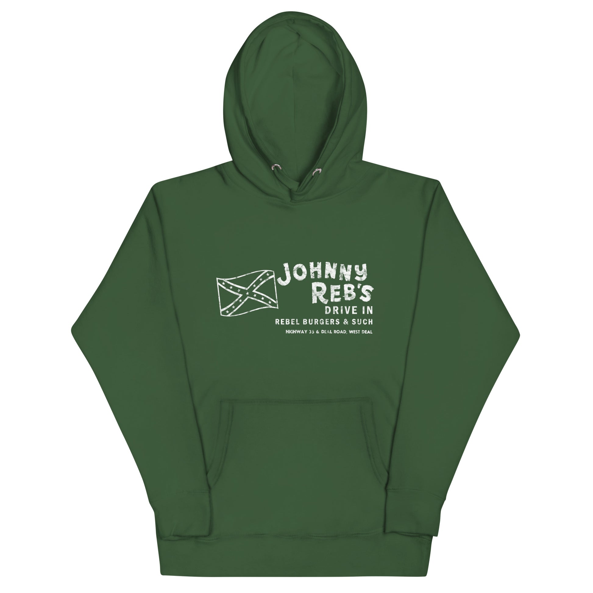 Johnny Reb's - OCEAN - Unisex Hoodie Forest Green