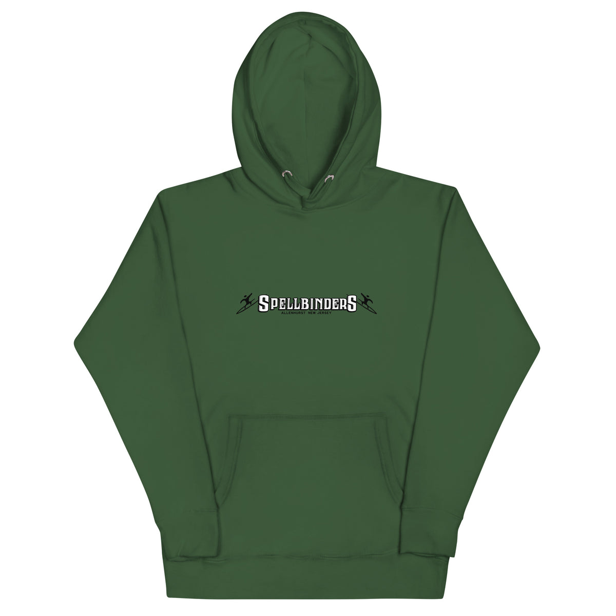 Spellbinder's Surf & Snow - ALLENHURST - Unisex Hoodie Forest Green