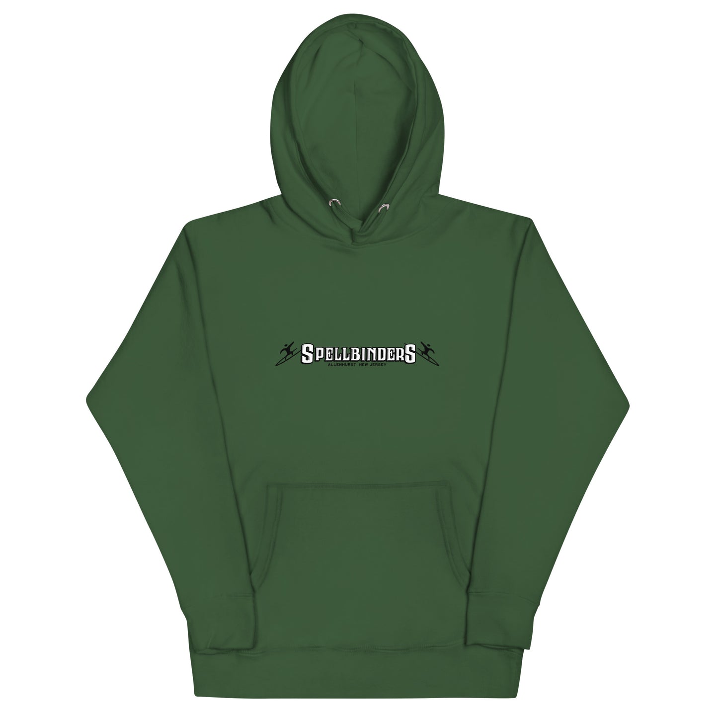 Spellbinder's Surf & Snow - ALLENHURST - Unisex Hoodie Forest Green