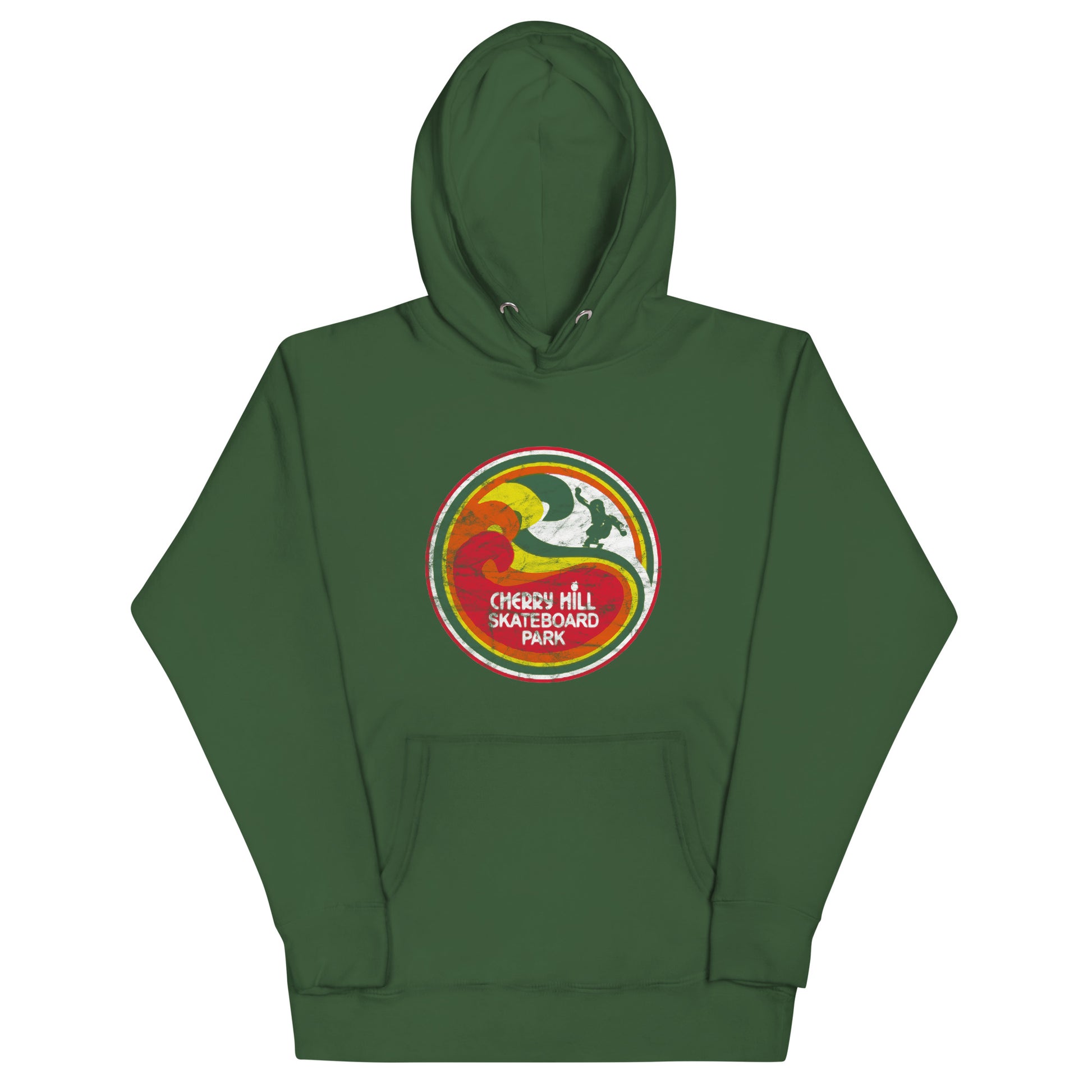 Cherry Hill Skateboard Park - CHERRY HILL - Unisex Hoodie Forest Green