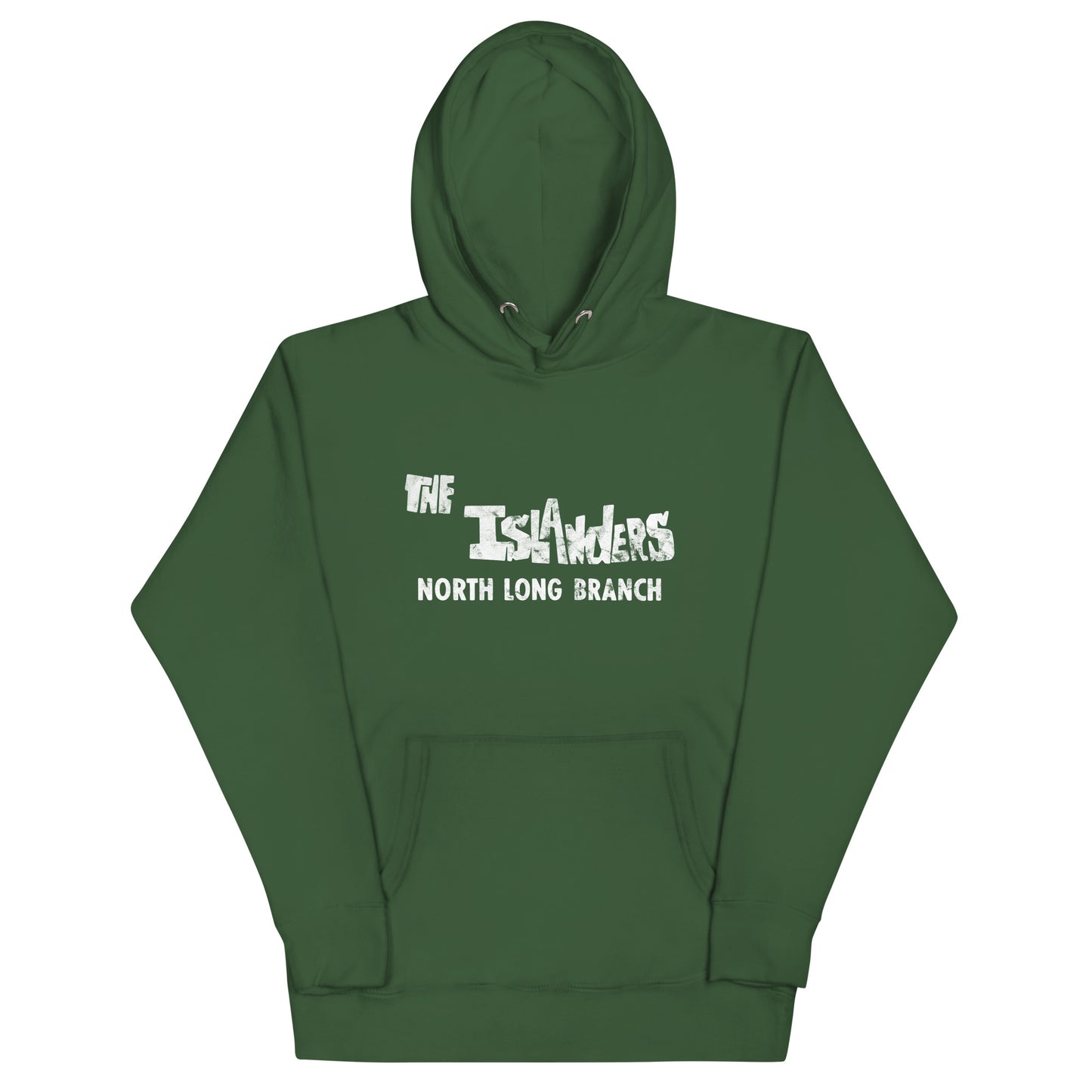 The Islanders - LONG BRANCH - Unisex Hoodie Forest Green
