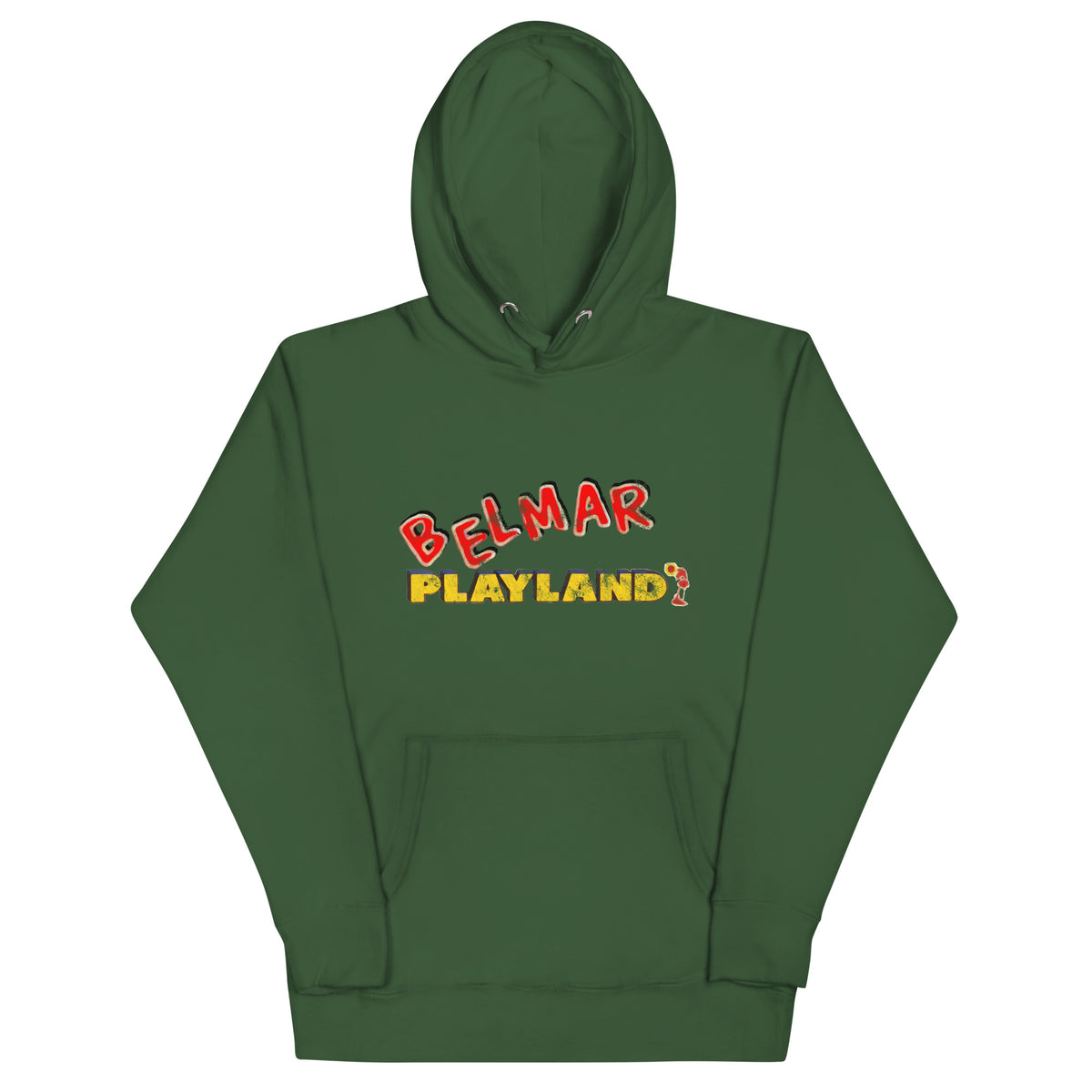 Belmar Playland - BELMAR - Unisex Hoodie Forest Green