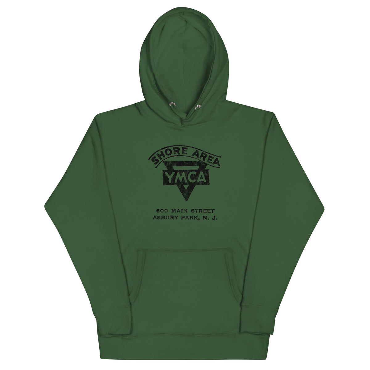 Shore Area YMCA - ASBURY PARK - Unisex Hoodie Forest Green