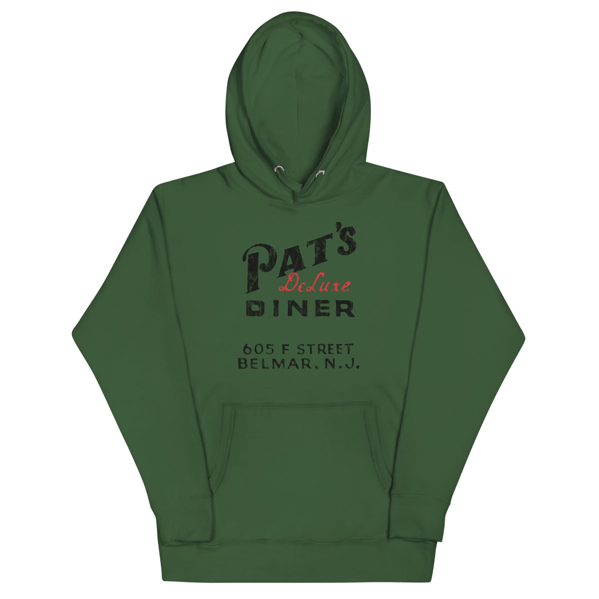 Pat's Diner - BELMAR - Unisex Hoodie Forest Green