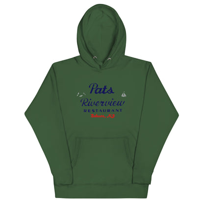 Pat's Riverview Diner- BELMAR - Unisex Hoodie Forest Green