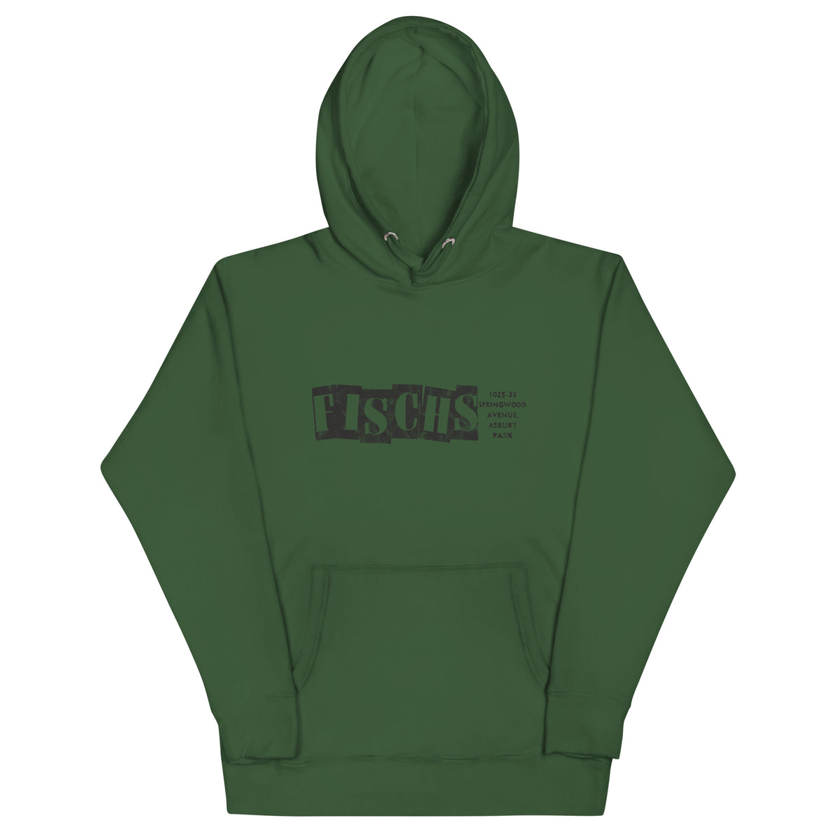 Fisch's - ASBURY PARK - Unisex Hoodie Forest Green
