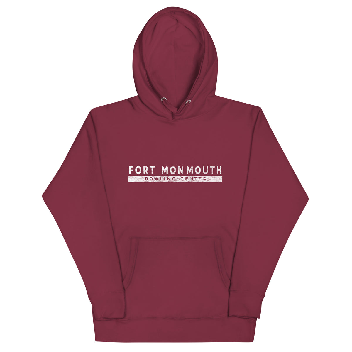 Fort Monmouth Bowling Center - EATONTOWN - Unisex Hoodie Maroon