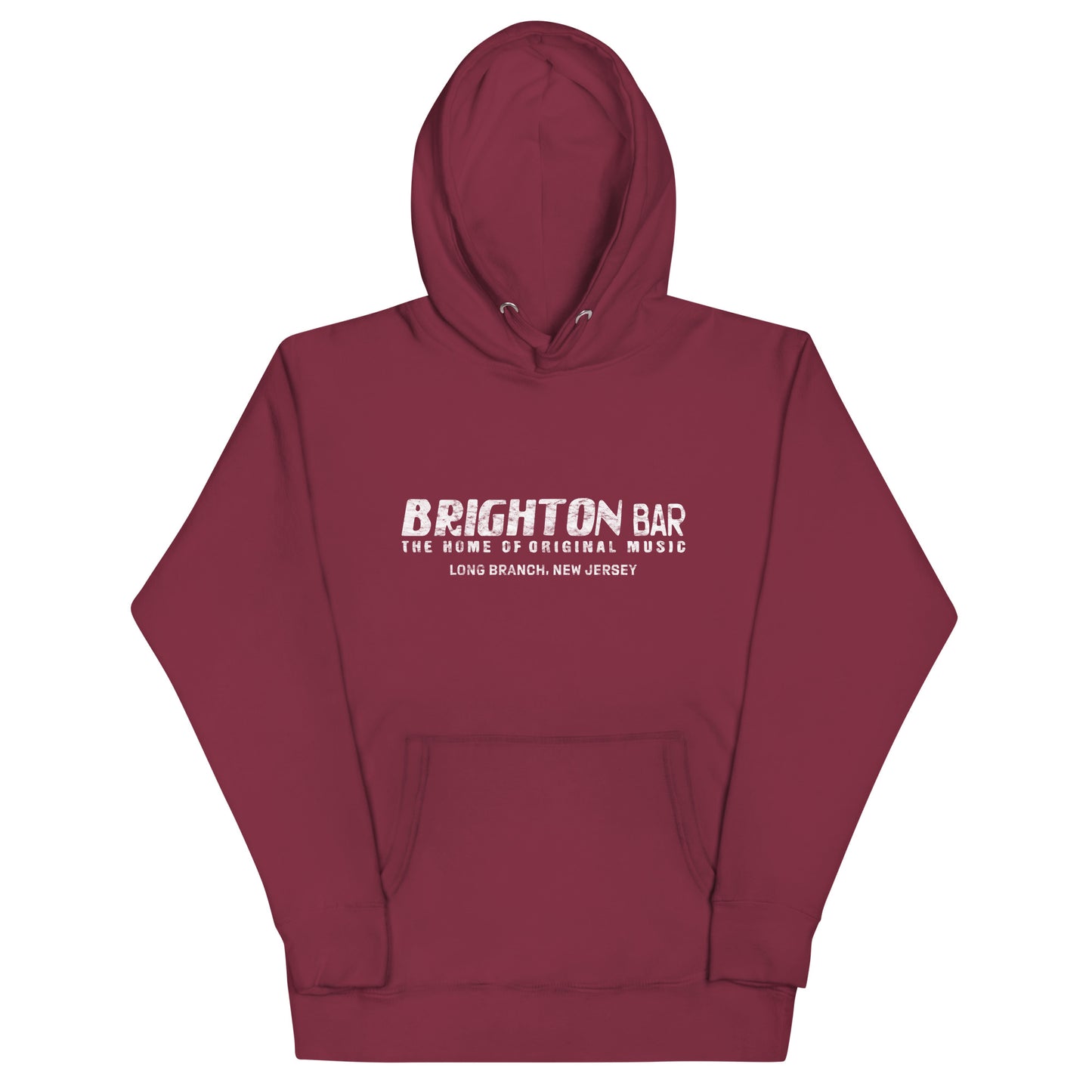 Brighton Bar - LONG BRANCH - Unisex Hoodie Maroon