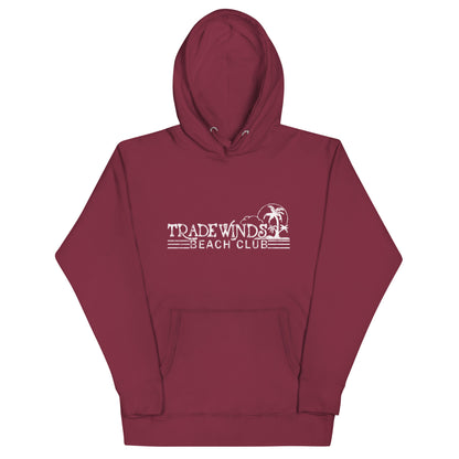 Tradewinds Beach Club - SEA BRIGHT - Unisex Hoodie Maroon
