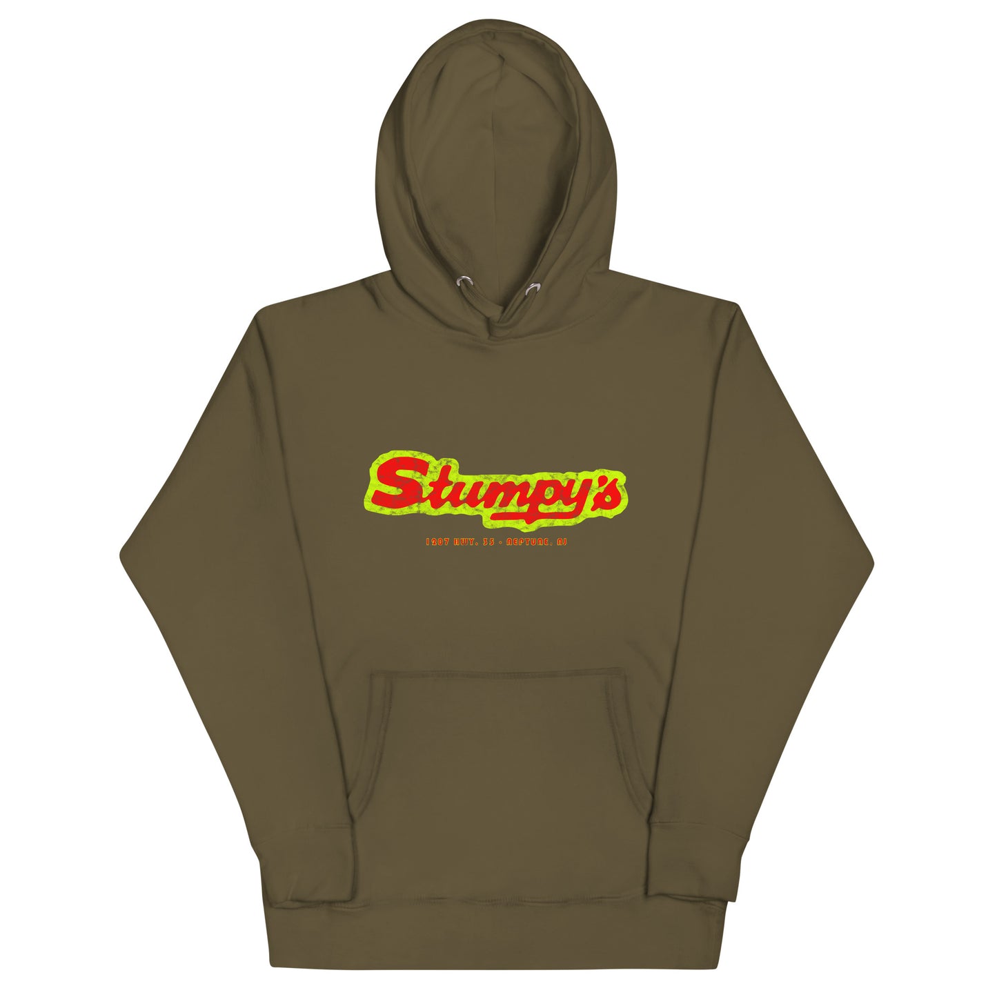 Stumpy's - NEPTUNE - Unisex Hoodie Military Green