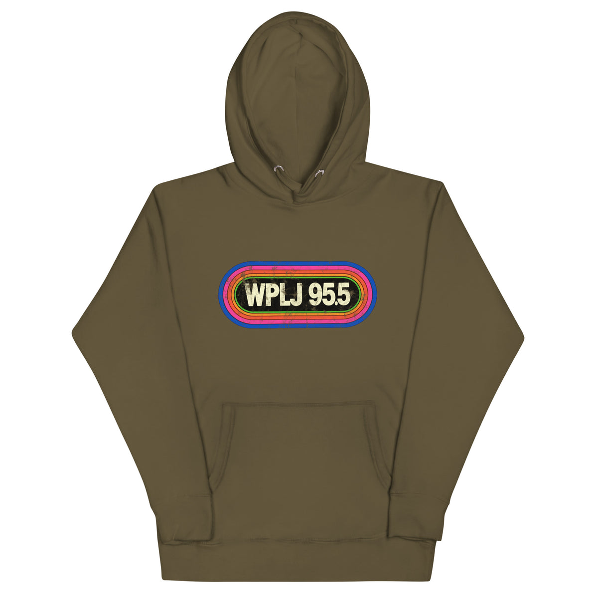 WPLJ 95.5 - NEW YORK / NEW JERSEY / CONNECTICUT - Unisex Hoodie Military Green