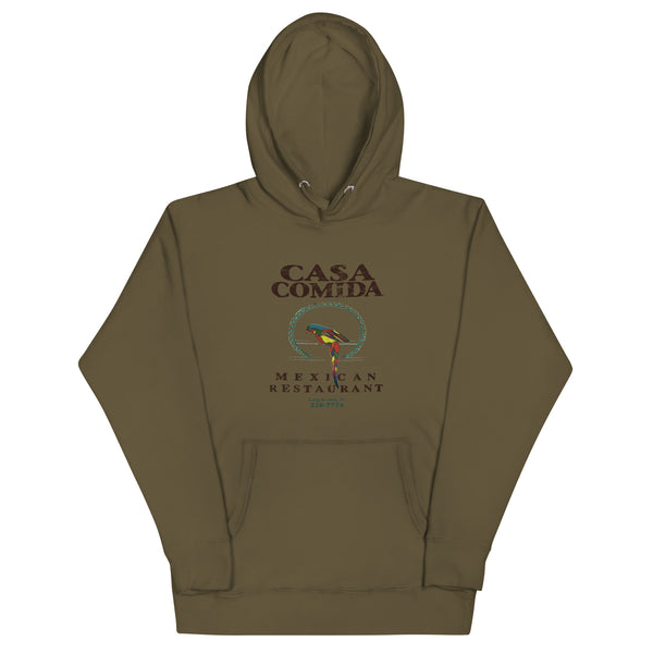 Casa Comida - LONG BRANCH - Unisex Hoodie Military Green