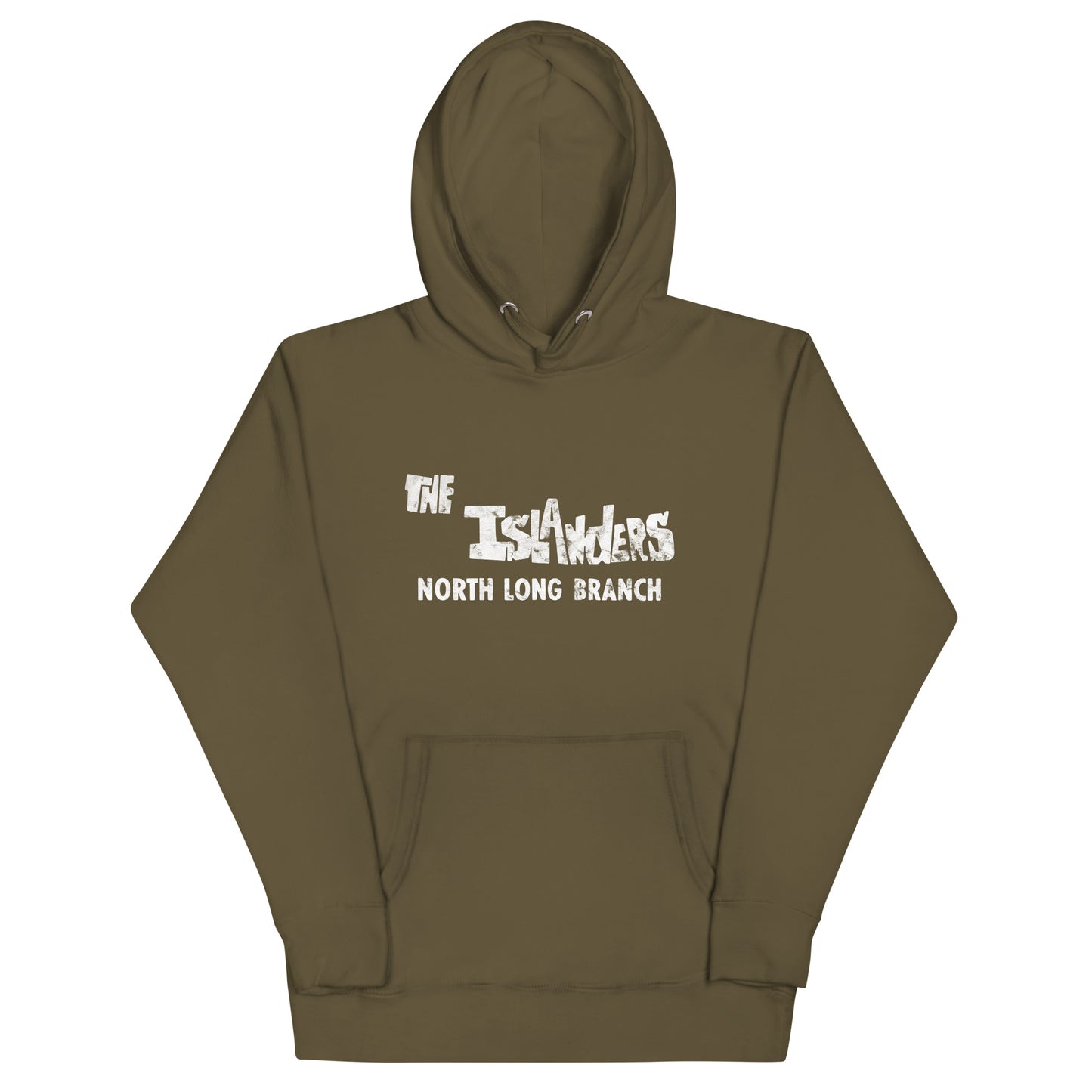 The Islanders - LONG BRANCH - Unisex Hoodie Military Green