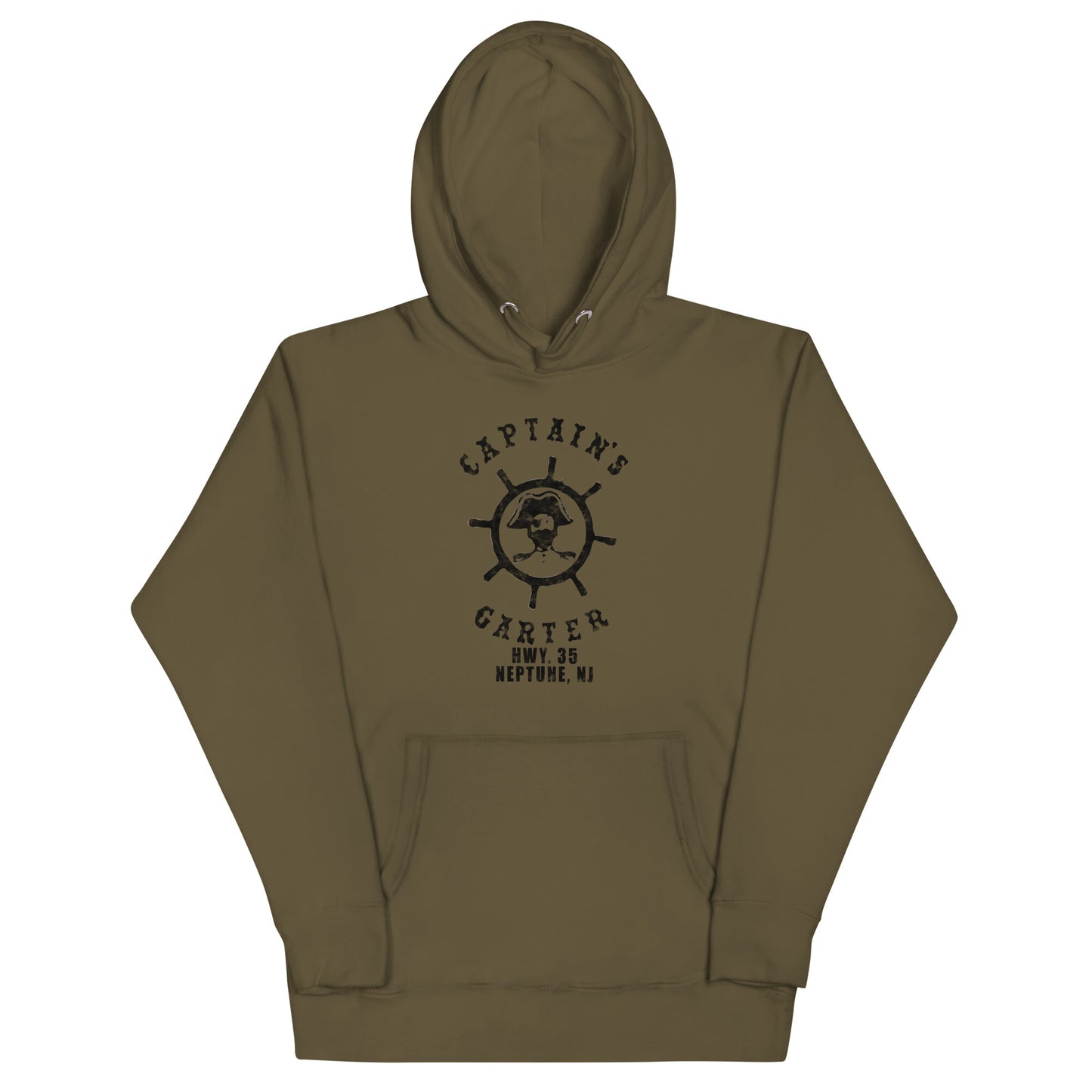 Captain's Garter - NEPTUNE - Unisex Hoodie Military Green