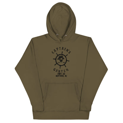 Captain's Garter - NEPTUNE - Unisex Hoodie Military Green