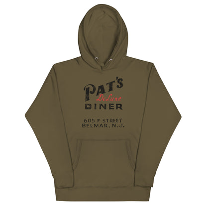 Pat's Diner - BELMAR - Unisex Hoodie Military Green