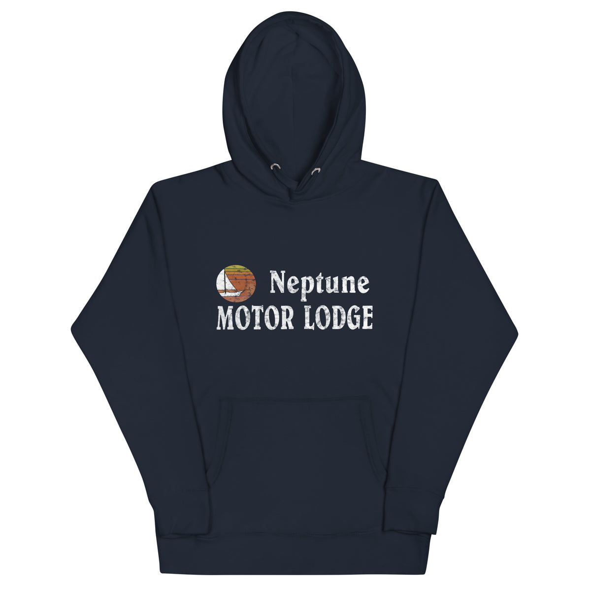 Neptune Motor Lodge - NEPTUNE - Unisex Hoodie Navy Blazer