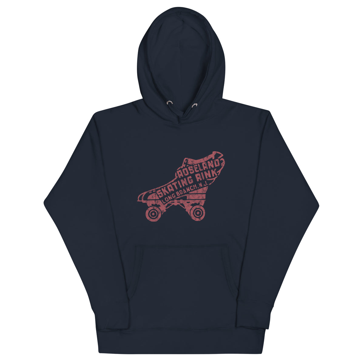 Roseland Skating Rink - LONG BRANCH - Unisex Hoodie Navy Blazer